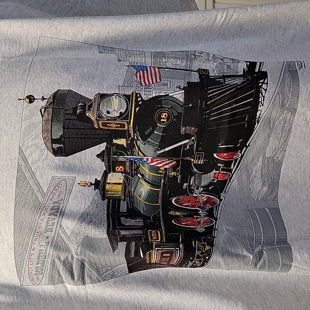 Railroad tee Virginia and Truckee steam (new)